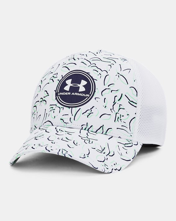 Men's UA Iso-Chill Driver Mesh Cap in White image number 0